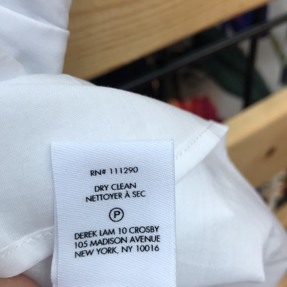 NWT,Derek Lam10Crosby
Ruched Pleated Stretch-Linen - Picture 16 of 16